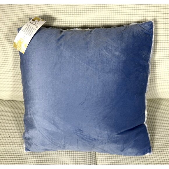 Aviva Stanoff  Blue White Painted Sky Blanket 2 Pillow Set, Super Soft, NWT, MSR - Picture 6 of 10